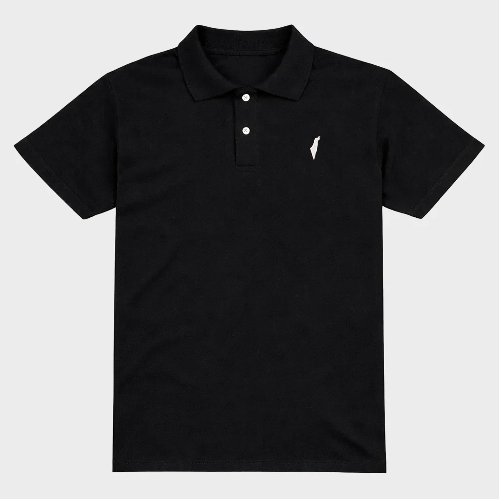 The 'Ralph' Eretz Yisrael Polo - Made in Los Angeles - Black/White