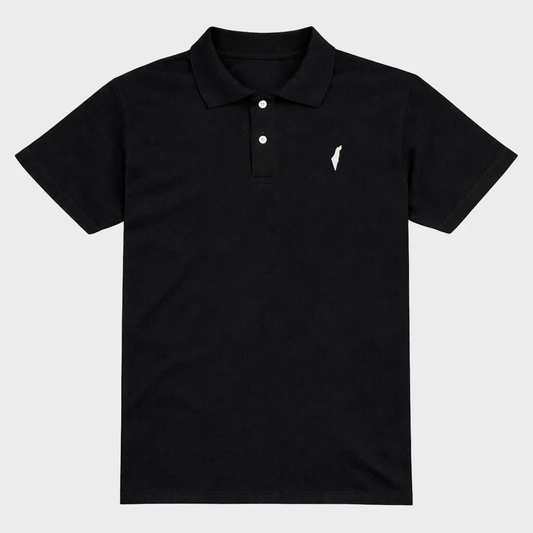 The 'Ralph' Eretz Yisrael Polo - Made in Los Angeles - Black/White
