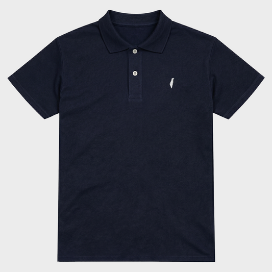 navy israel polo