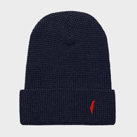 waffle beanie israel navy red