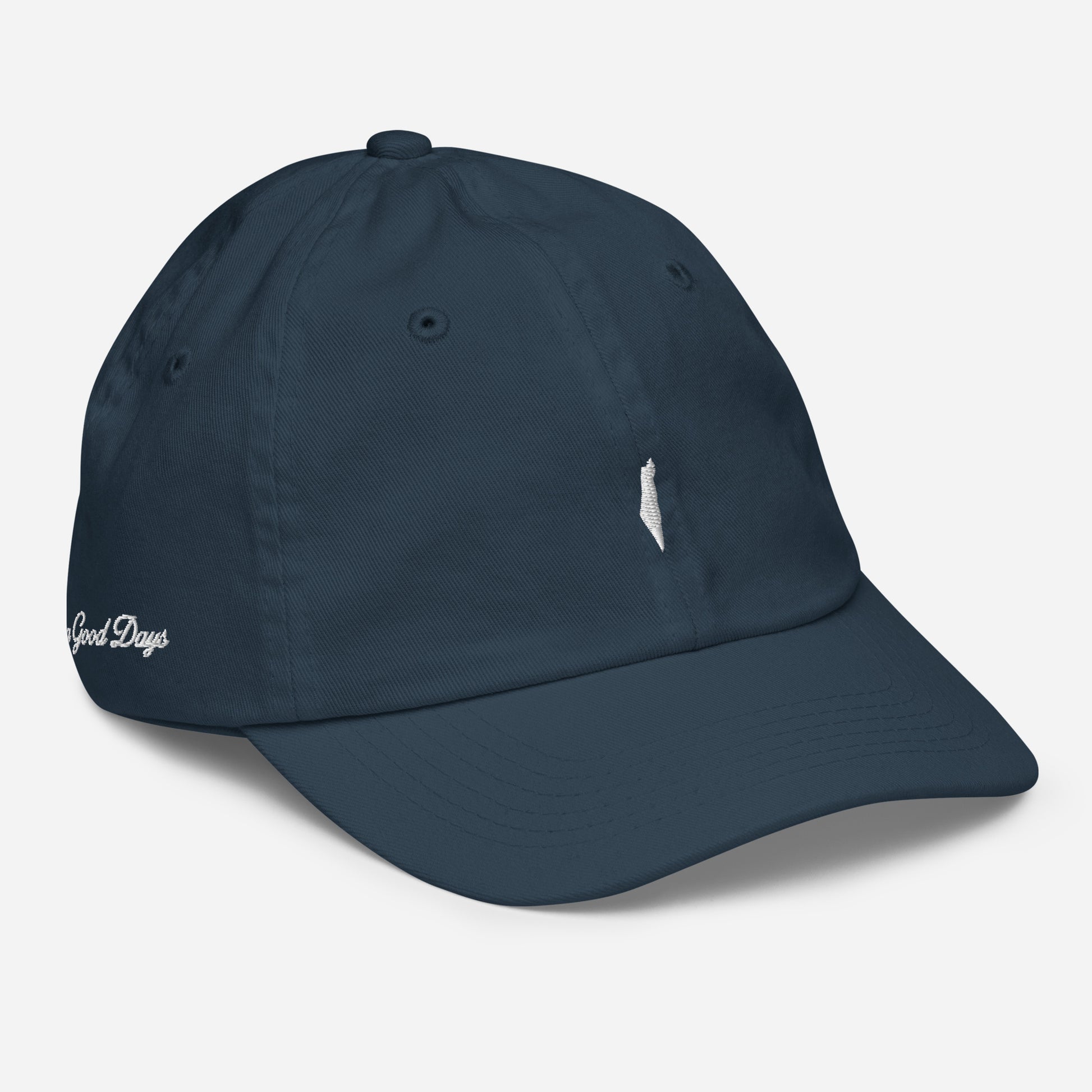white navy cap side kids
